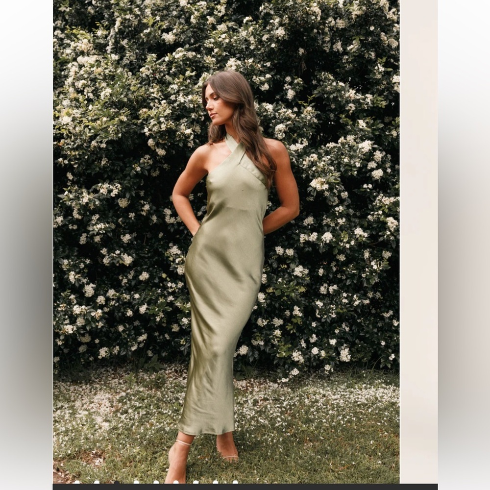 NWOT Grasie Midi Dress green size 0, 2, 4 - Picture 4 of 10